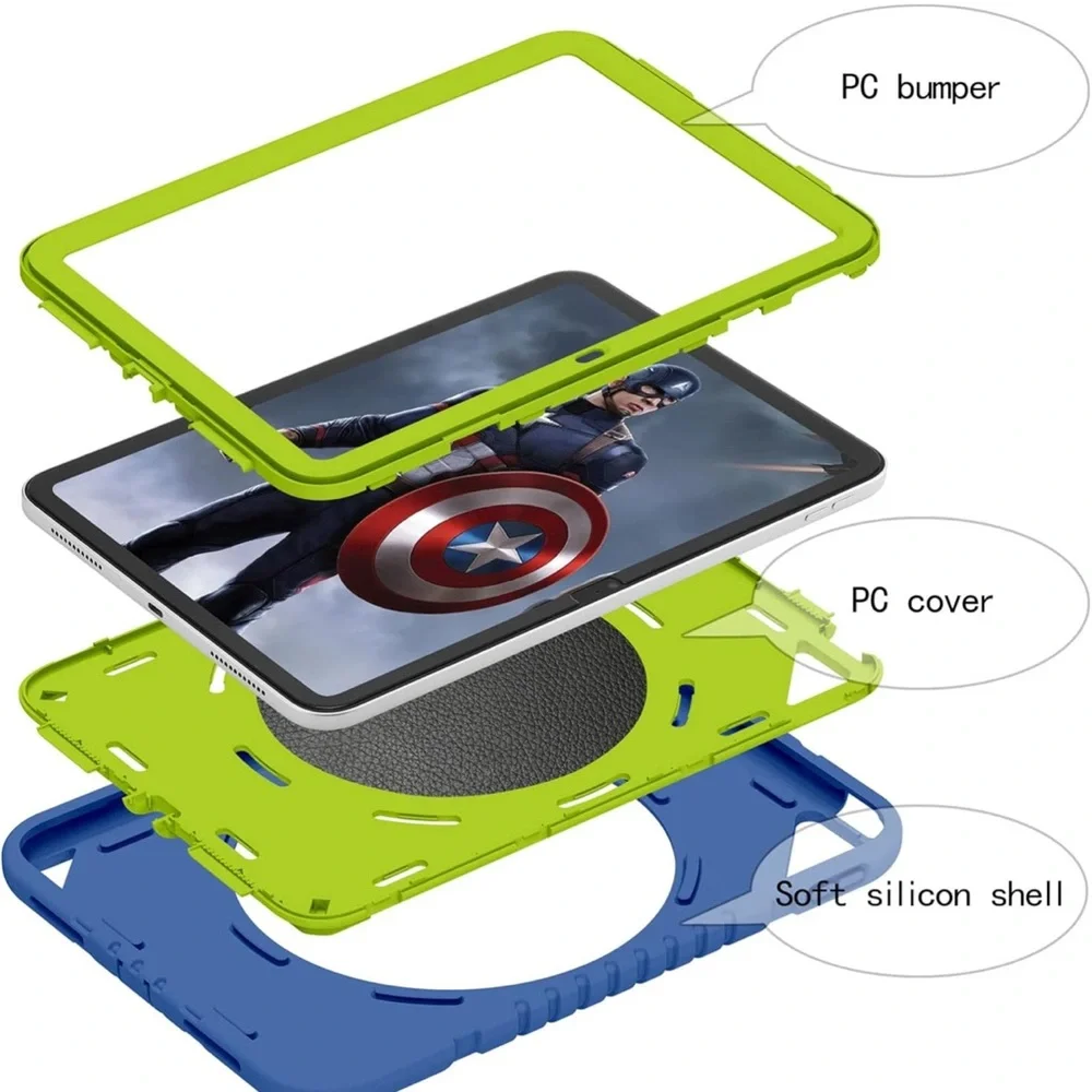 XZC Case for iPad 11th generation Heavy Duty/Shockproof Cover